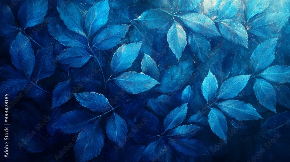 Blue Leaf Texture. Blue Leaf Texture.