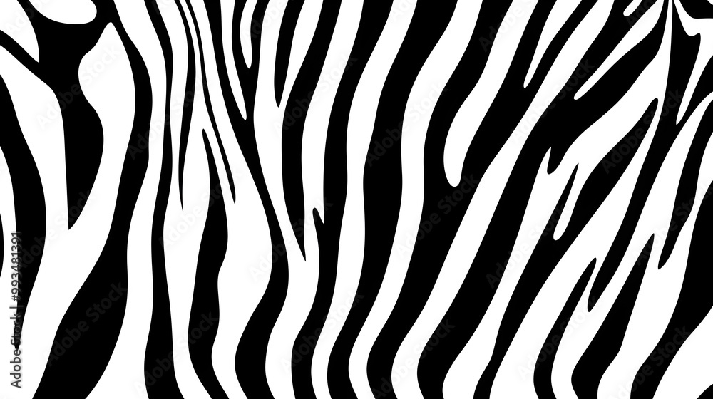 Stylized Abstract Zebra Stripe Minimalist Pattern Stylized Abstract Zebra Stripe Minimalist Pattern