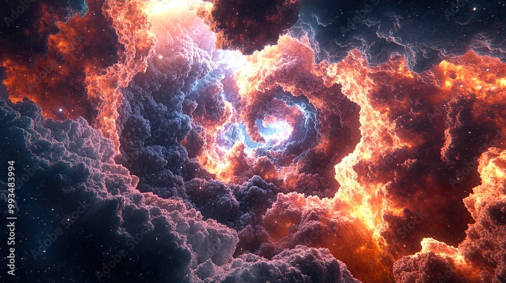 Cosmic Clouds: A Whirl of Fire and Stars Cosmic Clouds: A Whirl of Fire and Stars