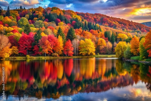 Serene Fall Nature Desktop Backgrounds with Vibrant Colors and Tranquil Landscapes for Autumn Vibes