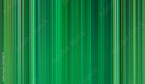 striped vertical green thin parallel lines emerald color stripes abstract background banner