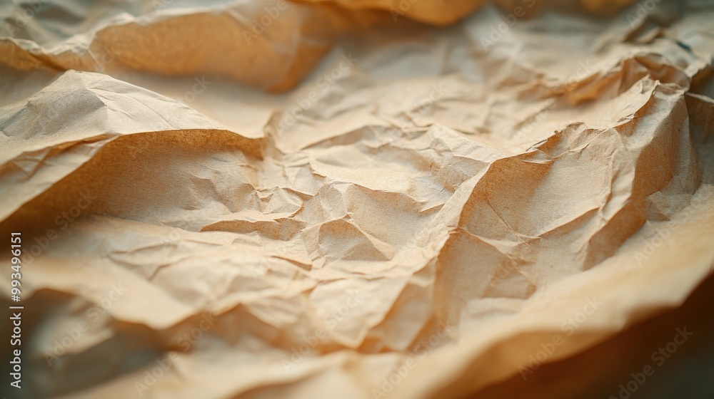High-resolution crumpled stained paper texture High-resolution crumpled stained paper texture