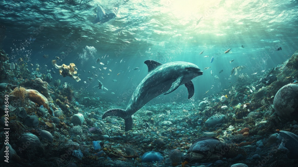 Marine litter severely affects marine animals and ecosystems, especially plastic waste, which is difficult to decompose. Reducing plastic usage and proper waste disposal are crucial in protecting the Marine litter severely affects marine animals and ecosystems, especially plastic waste, which is difficult to decompose. Reducing plastic usage and proper waste disposal are crucial in protecting the