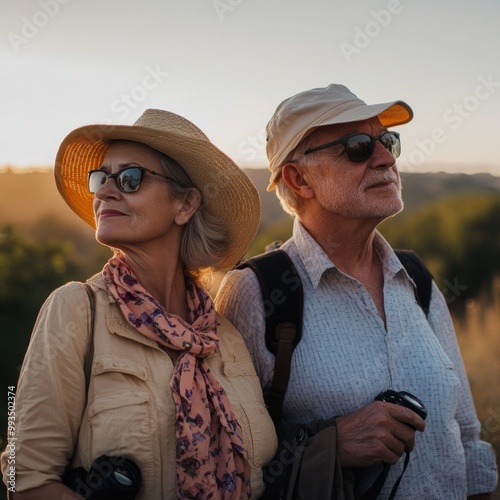 Seniors who travel to the beach can fully enjoy the refreshing and relaxing atmosphere. Walking along the shoreline and watching the sunset brings joy to their lives. Additionally, engaging in activit photo