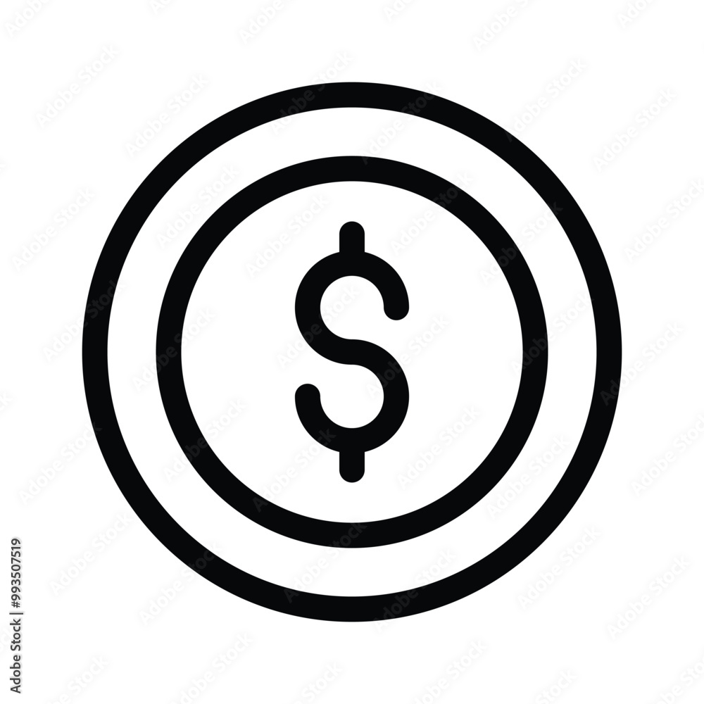 Dollar coin vector design, currency vector premium graphics Dollar coin vector design, currency vector premium graphics