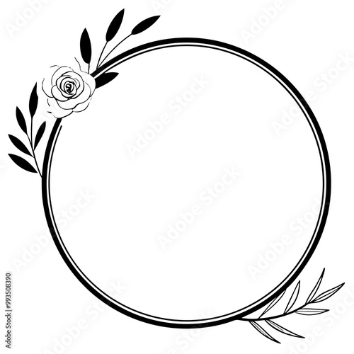 elegant circular frame 