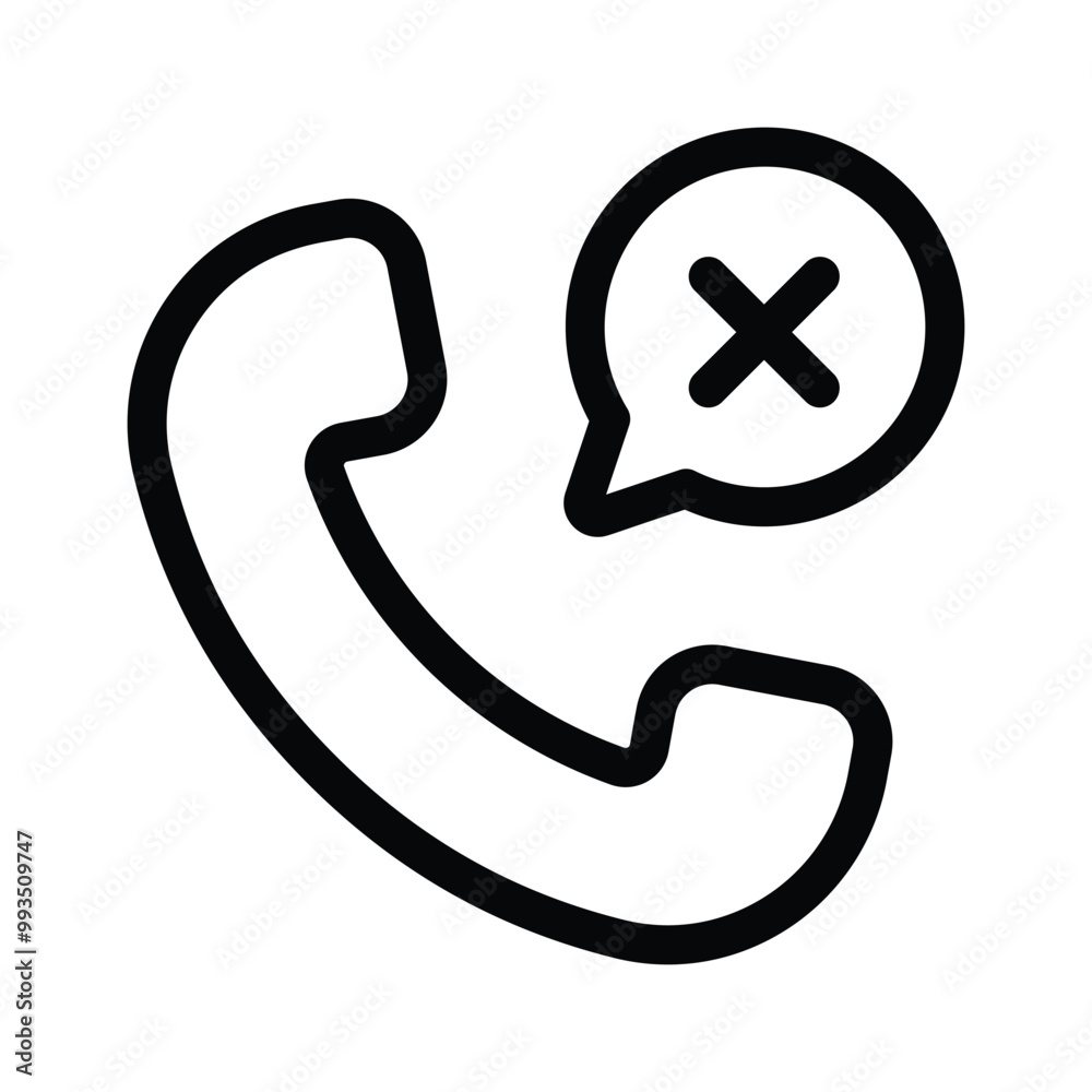 Call disconnected vector design in modern style Call disconnected vector design in modern style