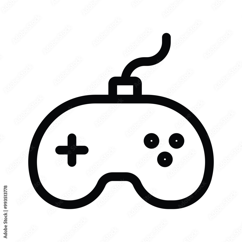 Trendy editable icon of gamepad in modern style Trendy editable icon of gamepad in modern style