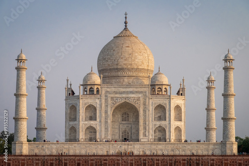 Taj mahal in Agra country