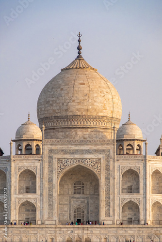 Taj mahal in Agra country