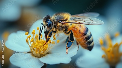 this Group of Iberian deer grazing in a picturesque Andalusian preserve.