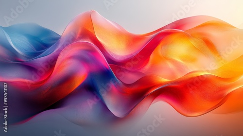 Colorful Waves of Light and Texture in Motion