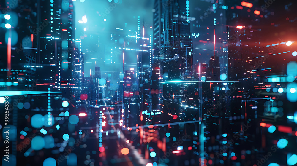 Obraz premium future technology