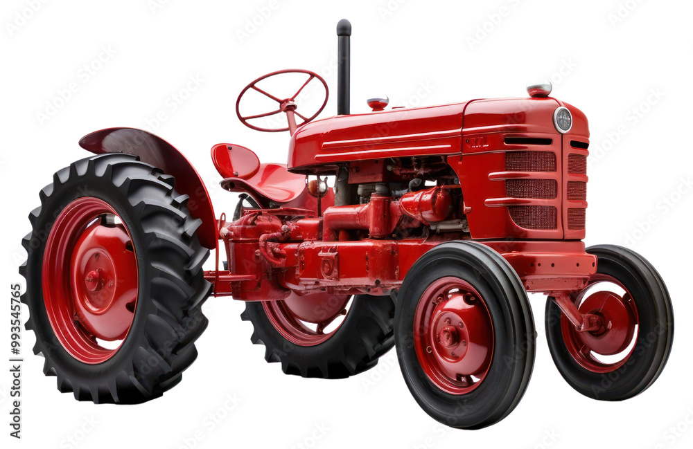 PNG Red modern tractor vehicle wheel plant. PNG Red modern tractor vehicle wheel plant.
