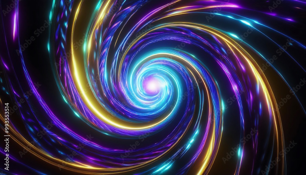 Vibrant Spiral Swirl of Psychedelic Colors in Smooth Motion on a Black Background, Creating a Mesmerizing Fantasy Effect with Bold, Radiant Hues and Fluid Energy for a Dynamic Visual Experience Vibrant Spiral Swirl of Psychedelic Colors in Smooth Motion on a Black Background, Creating a Mesmerizing Fantasy Effect with Bold, Radiant Hues and Fluid Energy for a Dynamic Visual Experience