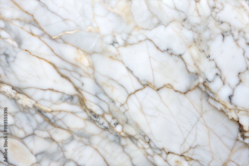 White marble with golden veins close-up texture White marble with golden veins close-up texture