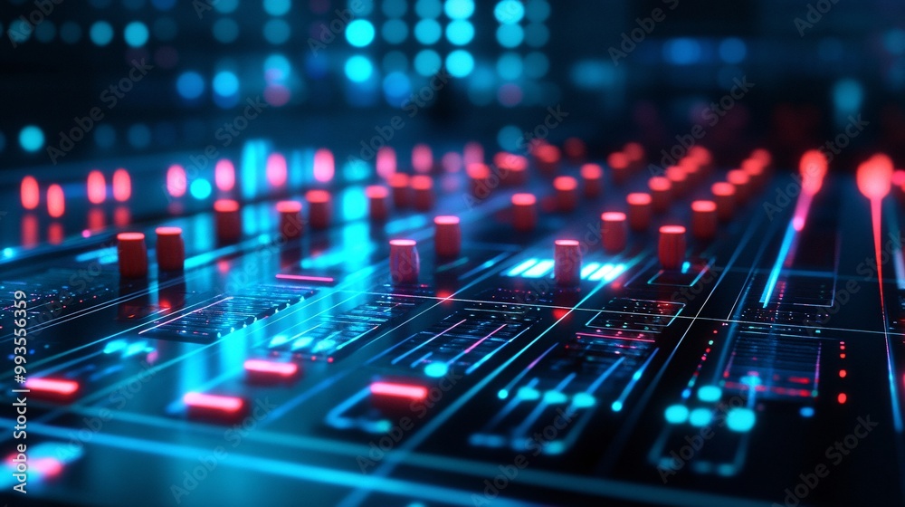 Immersive Digital 3D Soundboard Experience with Dynamic Interactivity and Advanced Music Background Immersive Digital 3D Soundboard Experience with Dynamic Interactivity and Advanced Music Background