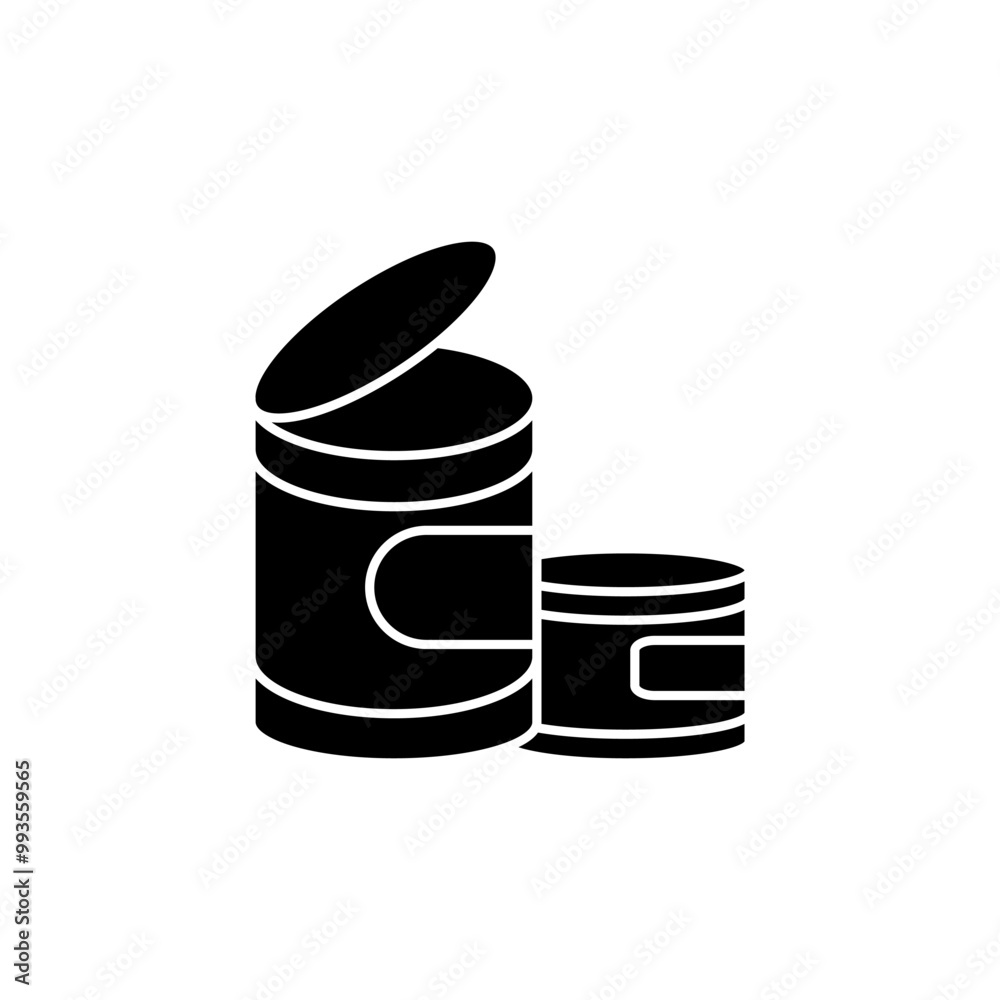 Canned Food icon vector design templates simple and modern concept Canned Food icon vector design templates simple and modern concept