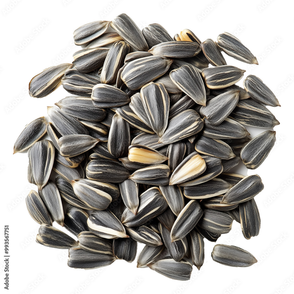 Sunflower Seeds Isolated on Transparent Background Sunflower Seeds Isolated on Transparent Background