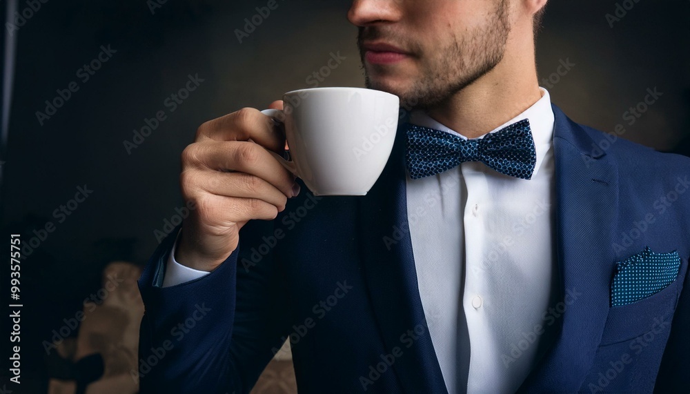 man drinking coffee man drinking coffee