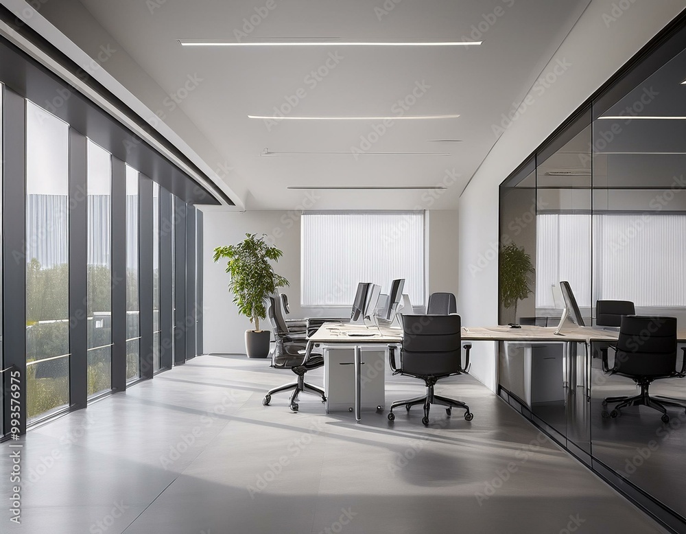 A modern corporation office, no people. Pale toned image, no people, scandinavian style furniture.
A modern corporation office, no people. Pale toned image, no people, scandinavian style furniture.