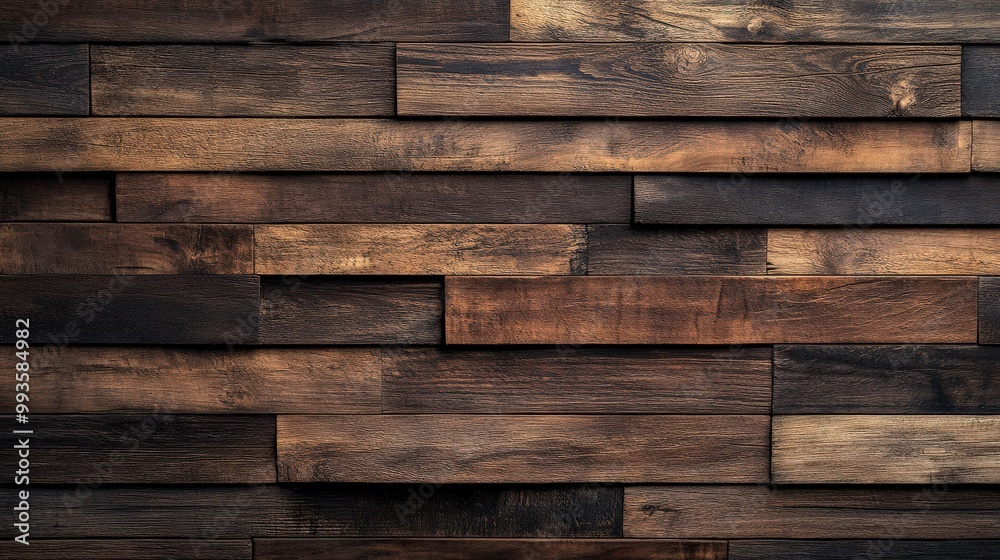 Naklejka premium Abstract dark wooden texture background