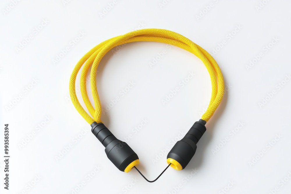 Premium Quality Jump Rope Image for Fitness and Sports Use isolated on White Background Premium Quality Jump Rope Image for Fitness and Sports Use isolated on White Background