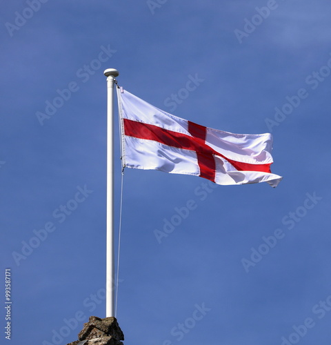 Obraz na płótnie Flags - Flag of St George w salonie