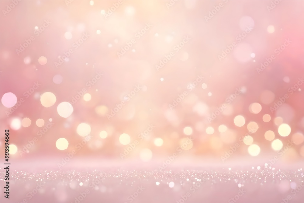 Abstract background with blurred bokeh lights in pastel tones, creating a dreamy and magic atmosphere Abstract background with blurred bokeh lights in pastel tones, creating a dreamy and magic atmosphere