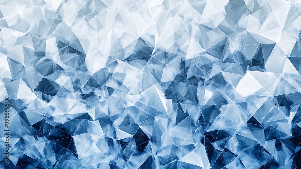 Abstract blue and white geometric pattern with a gradient effect. Abstract blue and white geometric pattern with a gradient effect.