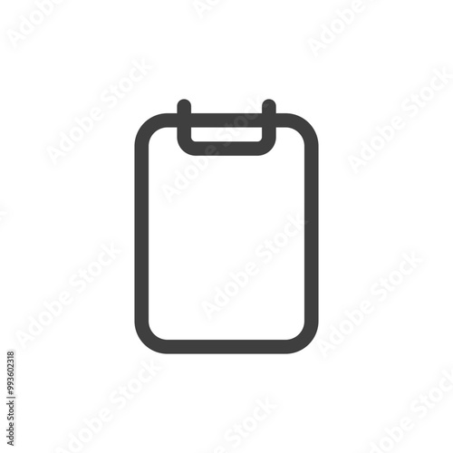 Document icon outline style