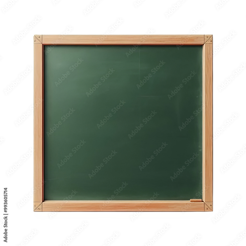 Green chalkboard isolated on transparent background Green chalkboard isolated on transparent background