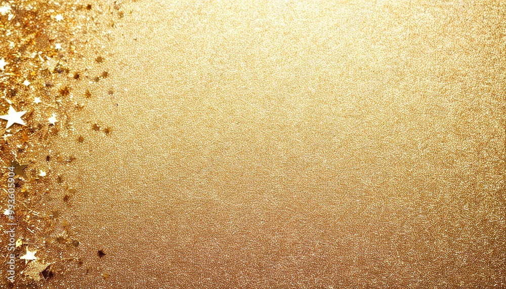 A Christmas golden star on Gold foil texture background. Made with Generative AI Technology A Christmas golden star on Gold foil texture background. Made with Generative AI Technology