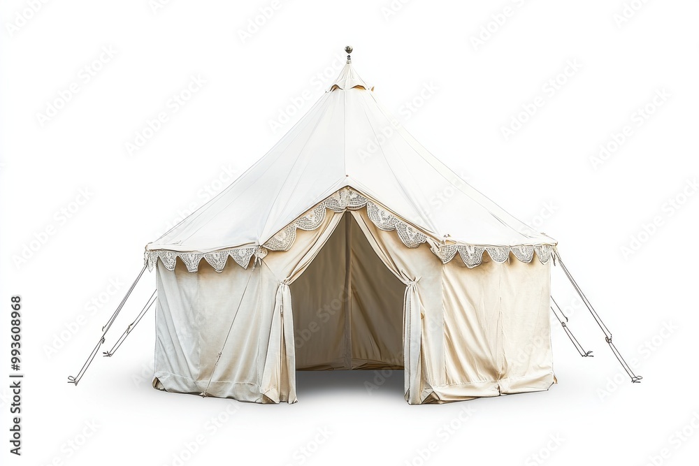 Premium Quality Tent Image for Outdoor and Camping Enthusiasts isolated on White Background Premium Quality Tent Image for Outdoor and Camping Enthusiasts isolated on White Background