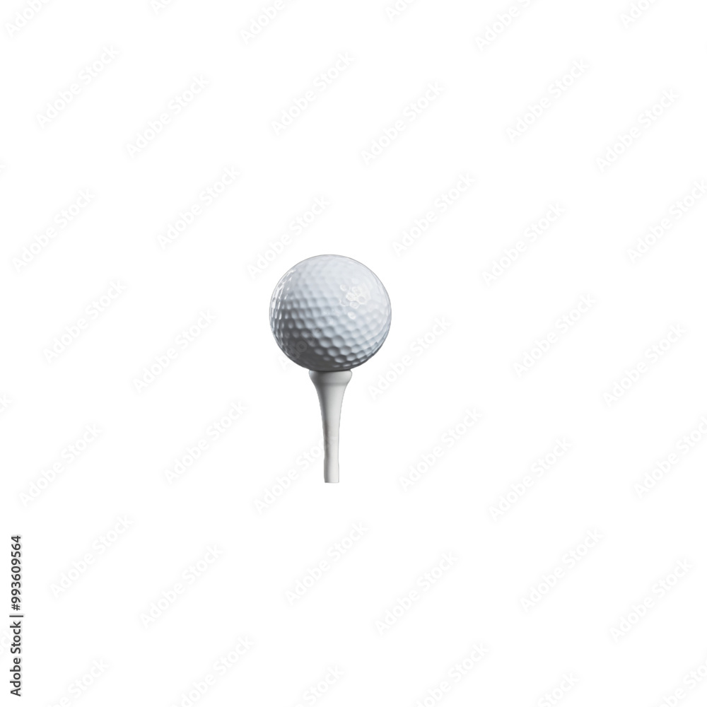 golf ball and tee ,isolated on white background , transparent png image golf ball and tee ,isolated on white background , transparent png image