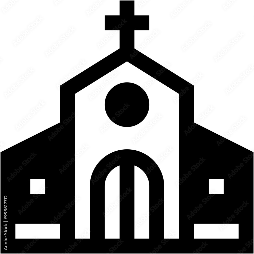 Vector Icon Church, engagement, love, mariage, wedding, wedding day
