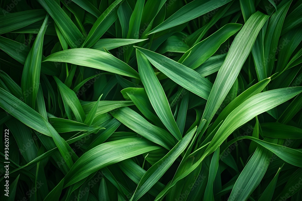 Obraz premium Green Leaf Background Texture