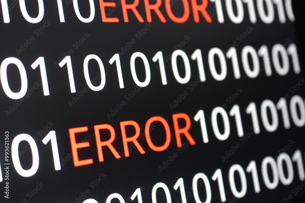 The image contains binary code lines with the words The image contains binary code lines with the words