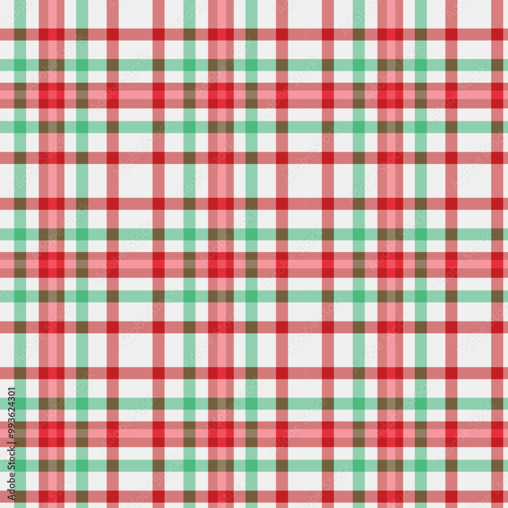 Christmas Plaid Tartan Gingham seamless pattern in red , green and white. For fabric, textile and Christmas decorations. Christmas Plaid Tartan Gingham seamless pattern in red , green and white. For fabric, textile and Christmas decorations.