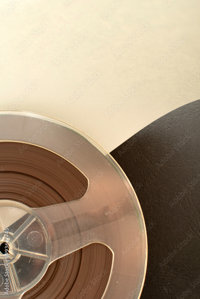 Fototapeta premium Old magnetic audio reel 