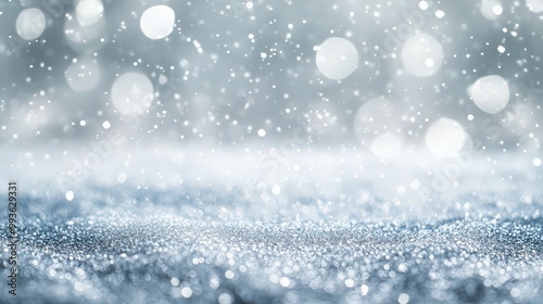 Snow Winter Christmas Background for Invitations and Cards