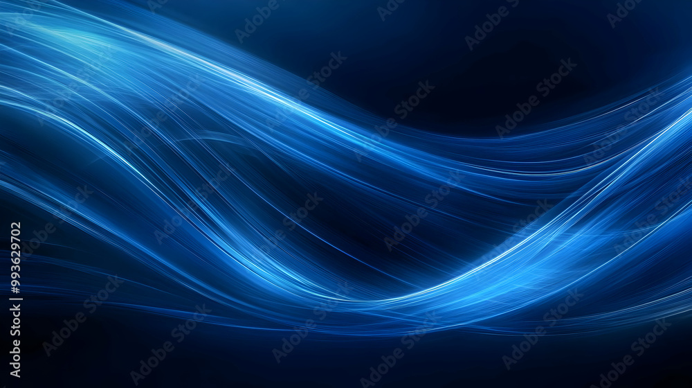 Abstract blue wave background design with smooth lines and elegant curves Abstract blue wave background design with smooth lines and elegant curves