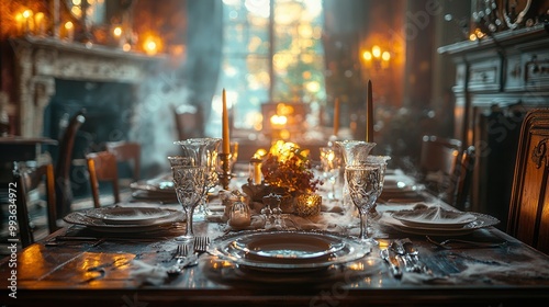 Elegant Dining Table Setup for Special Occasion