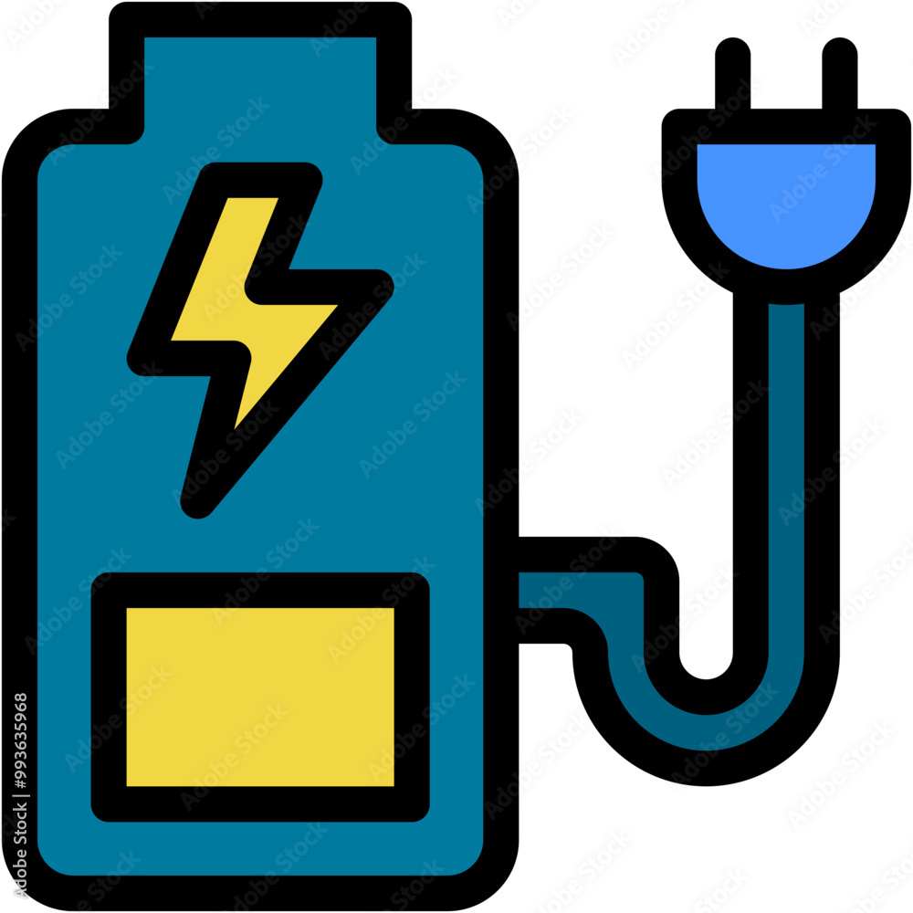 Vector Icon Fast Charge, Battery Status, Low Battery, Full Battery, Charging Vector Icon Fast Charge, Battery Status, Low Battery, Full Battery, Charging