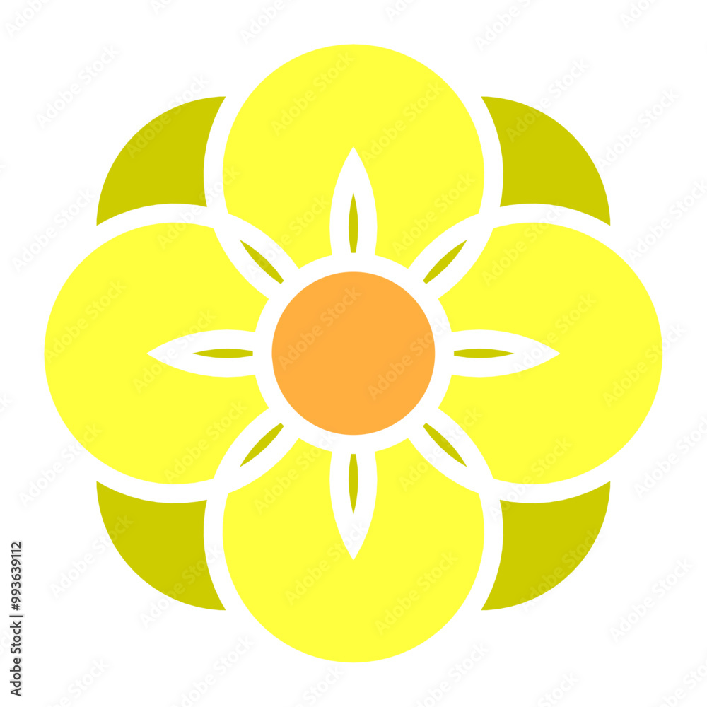 flower motif design element, flower icon flower motif design element, flower icon