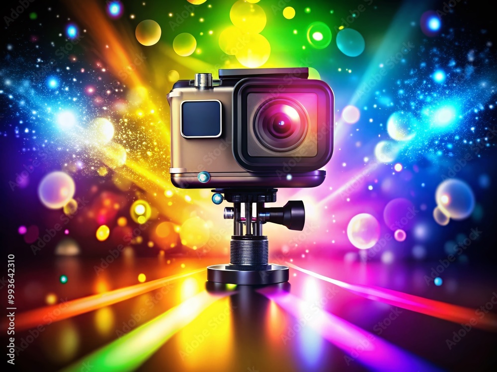 Vibrant Clip Art Featuring Lights, Camera, and Action Elements for Creative Projects and Designs Vibrant Clip Art Featuring Lights, Camera, and Action Elements for Creative Projects and Designs