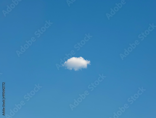 A cloud in the sky i