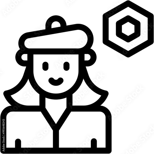 Vector Icon Artist, NFT, Man, Art, Non Fungible Token, Digital Art
