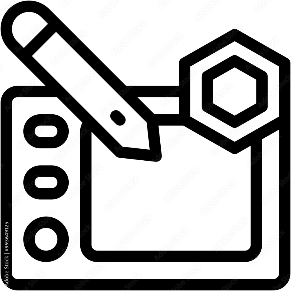 Vector Icon Graphic Tablet, Drawing, Pen Tablet, Pen, NFT, Art Vector Icon Graphic Tablet, Drawing, Pen Tablet, Pen, NFT, Art