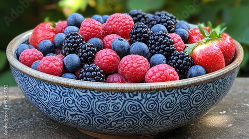 Bowl of Fresh Berries